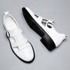 Fashion Stylish Casual Leather Sandals Outdoor Men Summer Flats Breathable Slippers Non-slip Comfortable Beach Shoes Light Roma Footwear