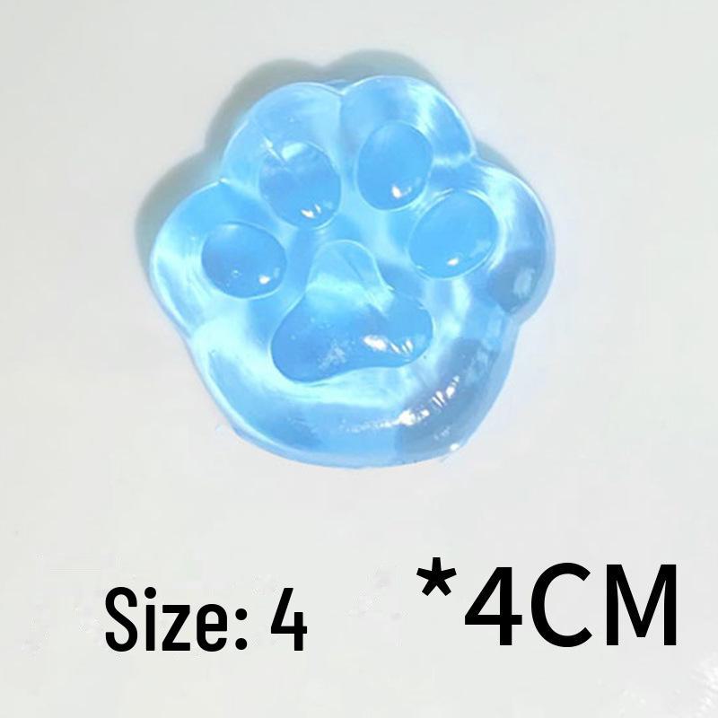 

Симпатичные кубики льда с морской солью в стиле Xiaohongshu, гелевые игрушки для снятия стресса Blue Cat s Paw синий