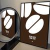 1pc Coffee Guide Espresso Americano Quotes Poster Self-adhesive Art Waterproof Paper Sticker Coffee House Bar Room Wall Decor