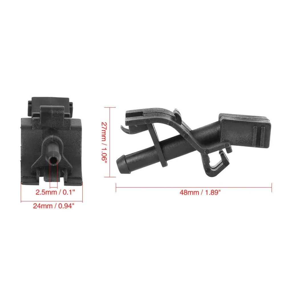 85381-12300 2x Front Windshield Washer Nozzle Jet For Toyota Corolla Lexus Scion