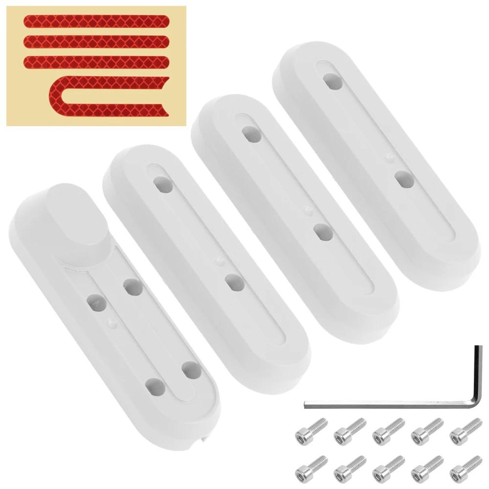 Wheel Cover Protect Shell Sticker For Xiaomi Electric Scooter Pro 1S M365 Front And Rear Safety Reflective Wheel Hubs Cap Parts