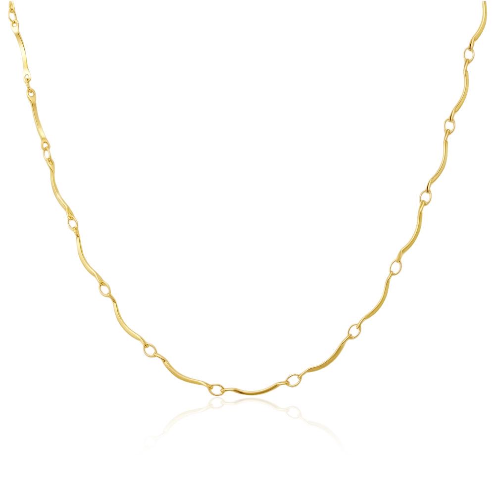 18K Gold Stainless Steel Versatile DIY Layering Necklace Chain