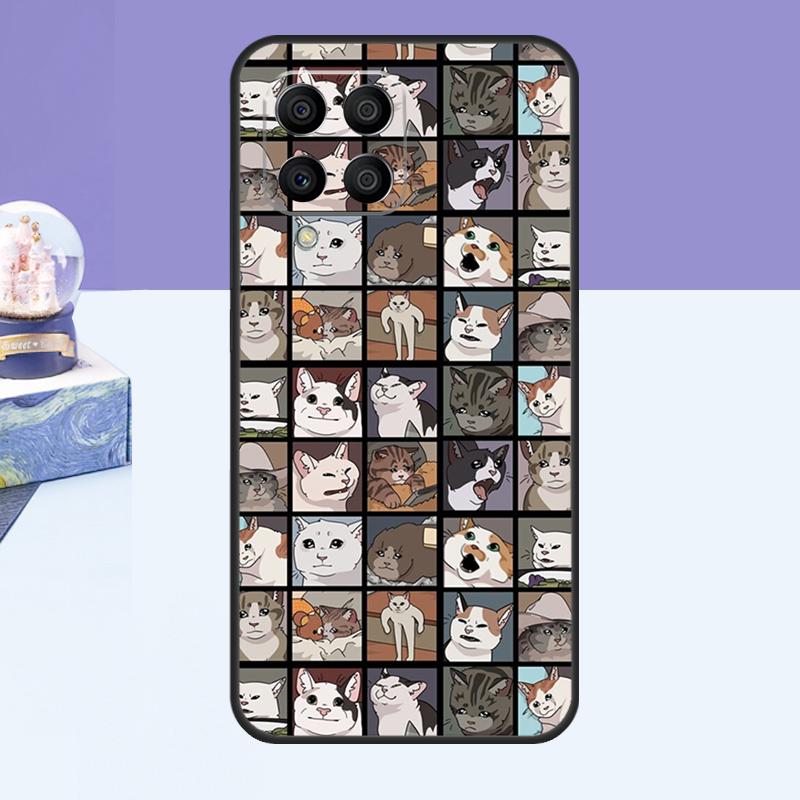 Crying Cat Memes Case For Samsung Galaxy M21 M31 M51 M20 M30s M13 M23 M33 M53 M14 M34 M54 M12 M32 M52 Cover