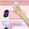 High-Power Wearable Nail Lamp: Anti-Blackening Phototherapy Machine with Hand Rest & Spacious Design.