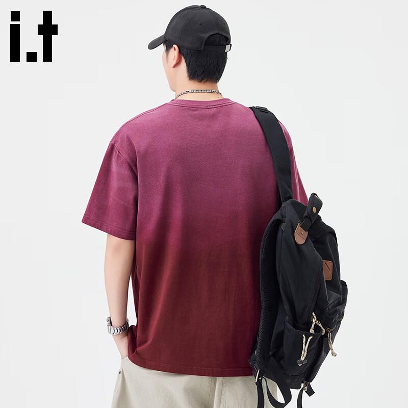 CHOCOOLATEit Gradient Cotton Short-Sleeve T-Shirt