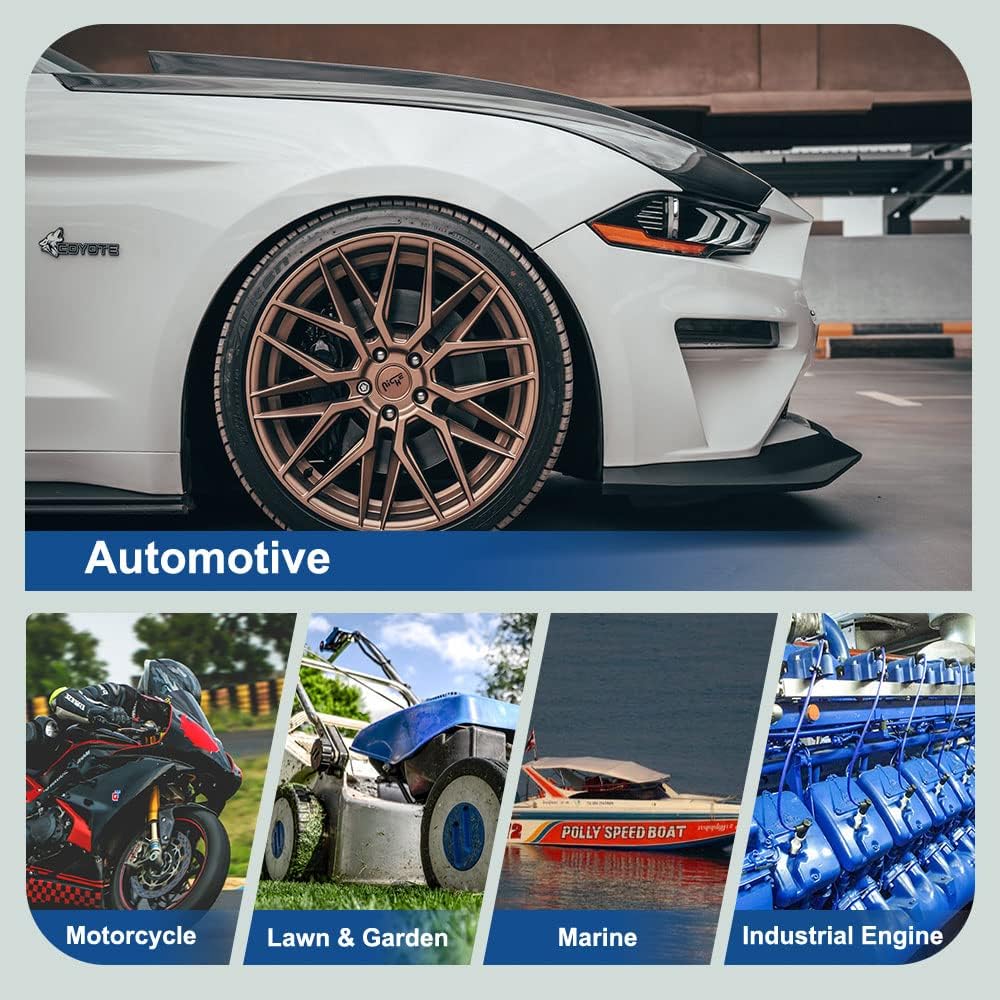 PK2 TORCH F6RTC Spark Plug Replace For NGK 7131 BPR6ES Spark Plug, For Bosch WR6DC WR7DC Spark Plug, For Champion RN9YC RN10YC Spark Plug,For Denso