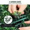 VEVOR Artificial Topiaries Boxwood Trees, 16” Tall (2 Pieces), Ball-Shape Faux Topiaries Plant