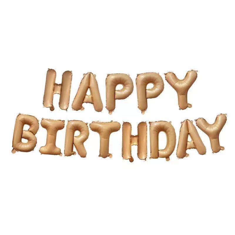 16-Inch English Letter Foil Balloon for Kids' Birthday Party Decor