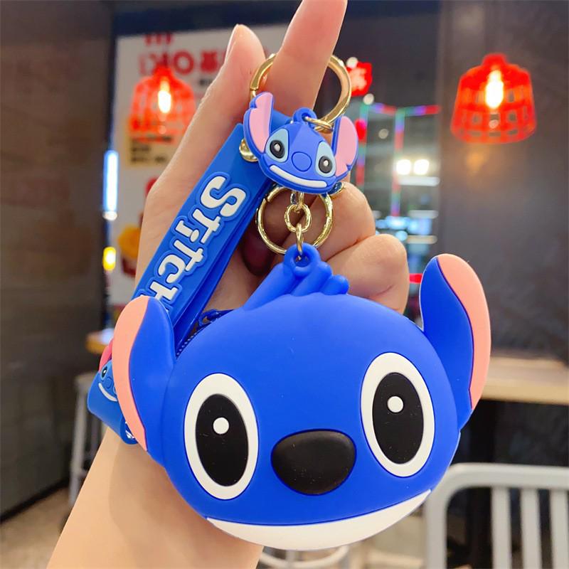 Cartoon Animal Silicone Keychain Bag - Kids' Coin Purse & Toy Pendant
