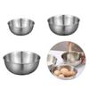 Convenient Storage Bowl Metal Nesting Bowl StainIess Steel Cooking Basins Multifunctional Bowl for Dessert Eggs Beating