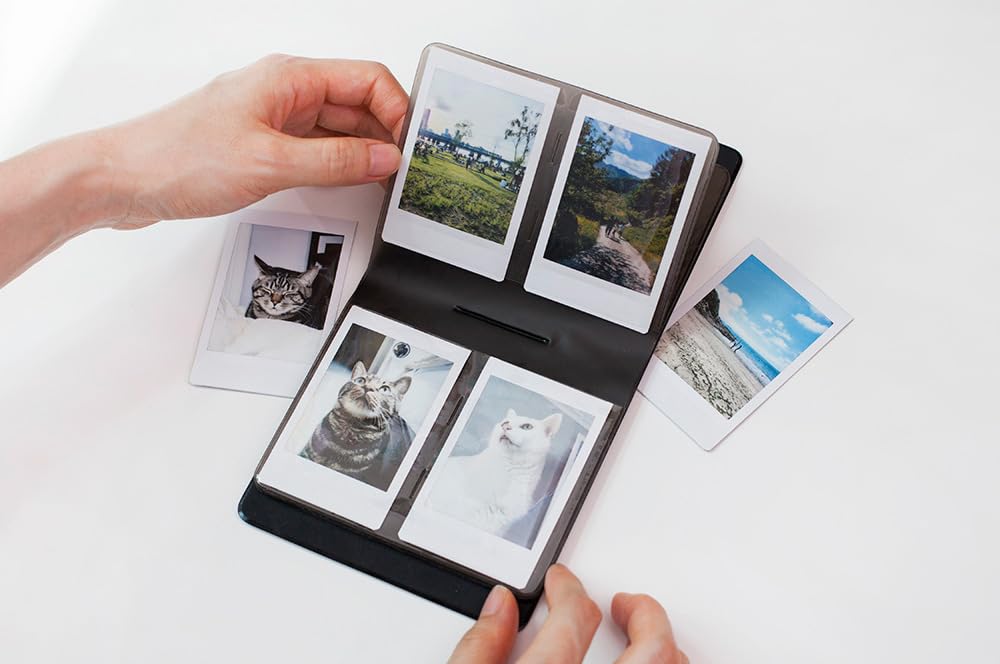 2NUL Polaroid Album Mini Instax Cheki Album 1 Cover 56 Sheets Storage (For Mini) + (Sky Blue)