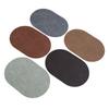 5 STUKS Ovale Lederen Placemats Antislip Hittebestendige Tafelonderzetters voor Keuken Restaurant Hotel 45x30cm