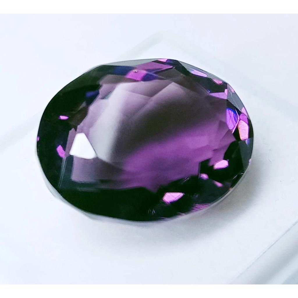 Stunning Natural Purple Blue Taaffeite 14-15 Ct Oval Cut Certified Gemstone