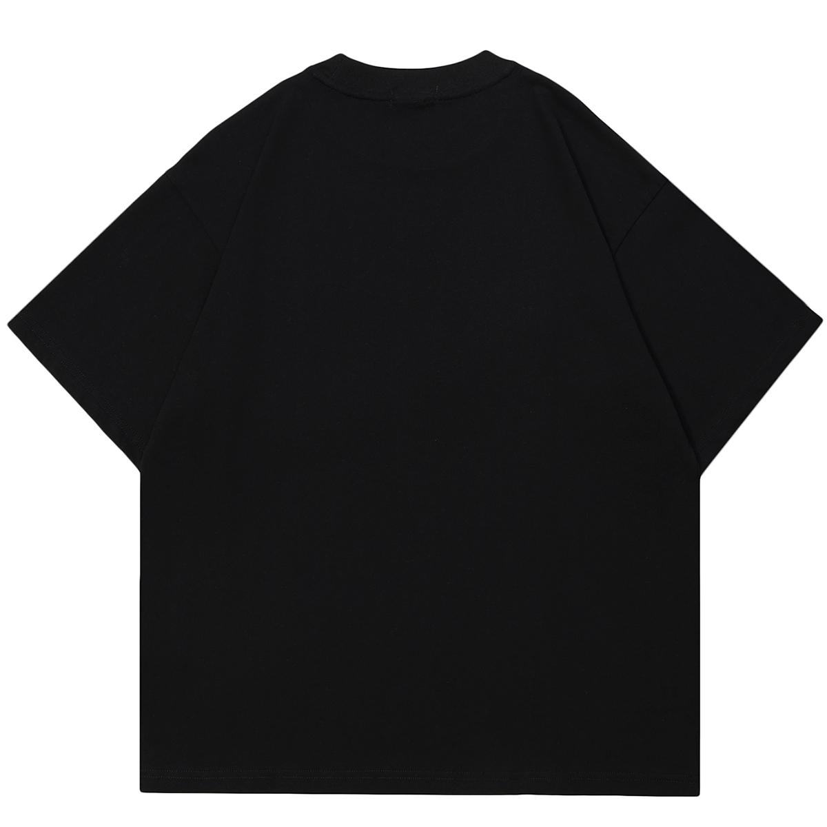 Футболка унисекс с рисунком «Космический астронавт» Streetwear 2024 XL чёрный — фото 4