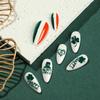 24 Pezzi/Set Unghie Veloci Trifoglio Cuore Cappello Cartone Animato Unghie Finte Adesivo Indossabili Impermeabile Manicure Unghie Finite