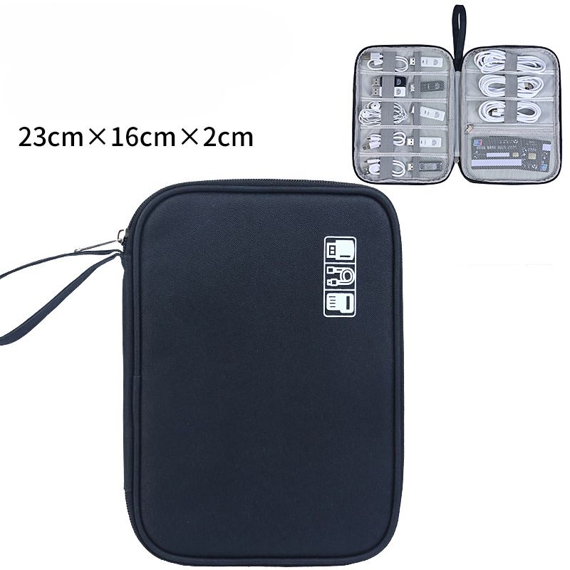 Single Layer Digital Bag Multifunctional Digital Storage Bag Earphones Mobile Phone Data Cable USB Drive Charger Storage Bag