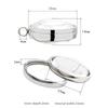 15pcs Curved Glass Living Locket Pendant Floating Locket Necklace For Women Stainless Steel Jewelry Making Reliquary Medallion