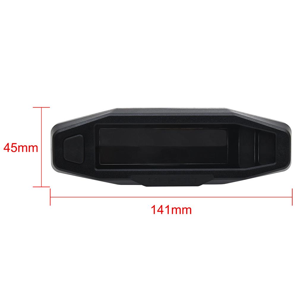 Universal Motorcycle Speedometer Oil Gauge Tachometer Digital Meters Instrument Cluster Turn Signal Light Indicator