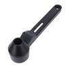 2PCS Set Spill-Free Coffee Measuring Spoons Black Color Scoop Funnel Coffee Scoop Funnels  Coffee