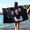 Electronic Rock D-Depeche Mode Anime Beach Swimming Towel Soft Absorbent Washcloth Children's Gifts for Kids Travel Camping Gym