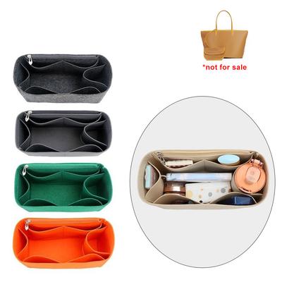 Filzeinsatz-Tasche Kosmetik-Organizer-Einsatz für Goyard Tote, Make-up-Taschen mit Reißverschluss, Innentasche passend für Luxus-Handtaschen für Damen