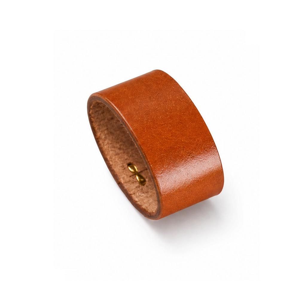 Delicate Belt Loop Keeper Cowhide Leather Belt Strap Fixing Keeper  For 3.8cm Belts