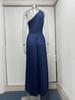 2025 New Off-Shoulder High-Slit Sleeveless Long Dress - European and American Women's Fashion