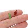100pcs/lot Acrylic Green Leave Spacer Pendants Plastic Leaf Loose Beads for Earrings Bracelet DIY Jewelry Making Supplies