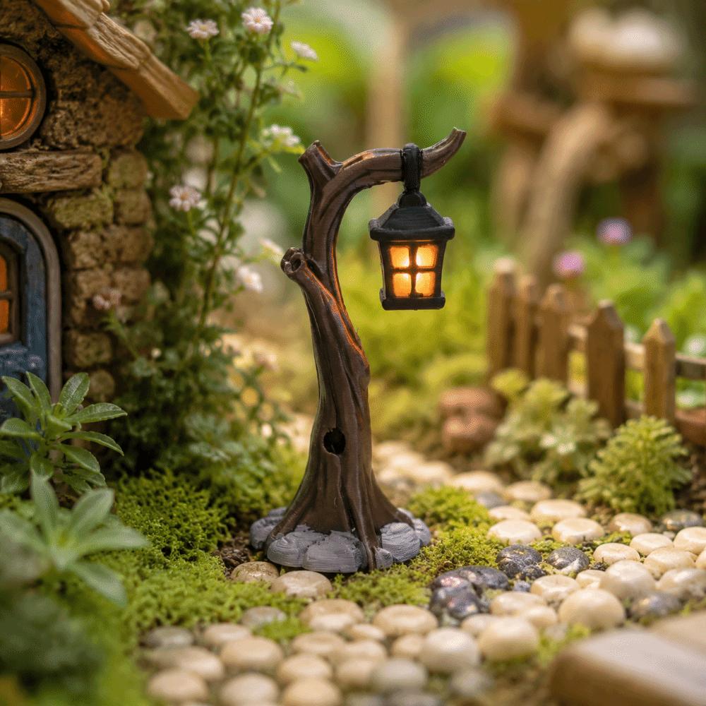 Retro Micro Landscape Ornaments Dollhouse Statue Miniature Desk Ornament Handmade Enthusiasts