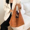 Vintage Faux Suede Hobos Women Shoulder Bags Large Capacity Tote Bag Retro Trend Autumn Big Shopper Purses Handbags