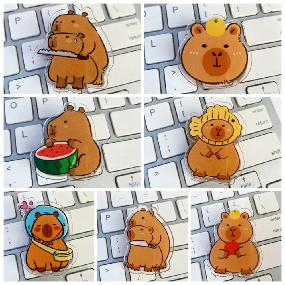 Paperclip Cartoon Memo Clip Capybara PP Clip Kawaii  Scrapbook/Notebook Decoration