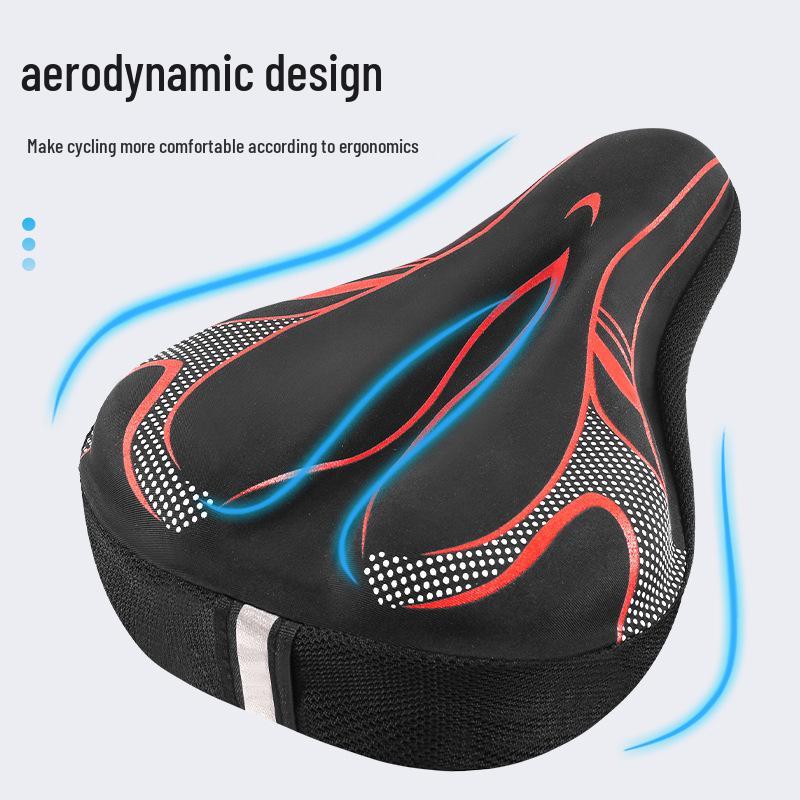 Ultra-Soft Silicone Bike Seat Cushion for Road & Mountain Bikes