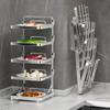 Folding 304 Stainless Steel Kitchen Prep & Storage Rack