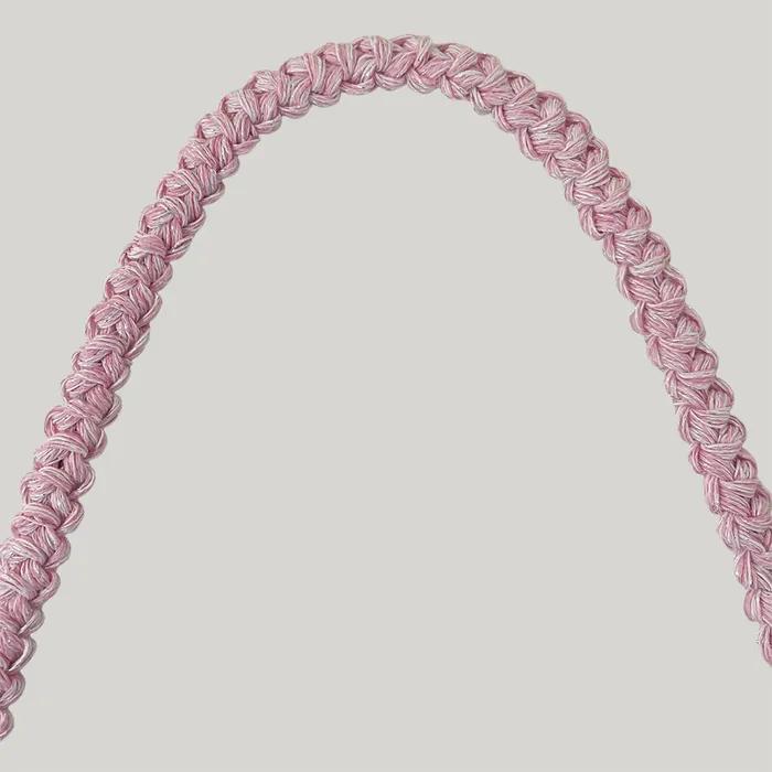 Ilo Handmade Knit Shoulder Bag Pink