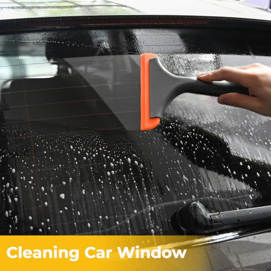 Silicone Squeegee Tool for Car Wrap Installation Soft Rubber Water Scraper for Window Tint Removal Paint Protection Film Applicator for Bubble Free