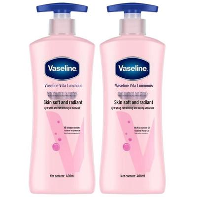 Vaseline Γαλάκτωμα Σώματος Βιταμίνης Λάμψης & Επιδιόρθωσης (Συσκευασία 2 τεμαχίων, 400ml)