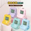 Tetris Russian Retro Game Toy Keychain Plastic Nondiy Material
