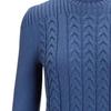 Polo Ralph Lauren Solid Color Cable Knit Sweater Women Tops Blue 200919056-003