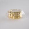 Mini Gold Storage Tray Silver Cake Fruit Plate Jewelry Display Plastic Tray Miniatures Party Plate for Home Decor Sauce Dish