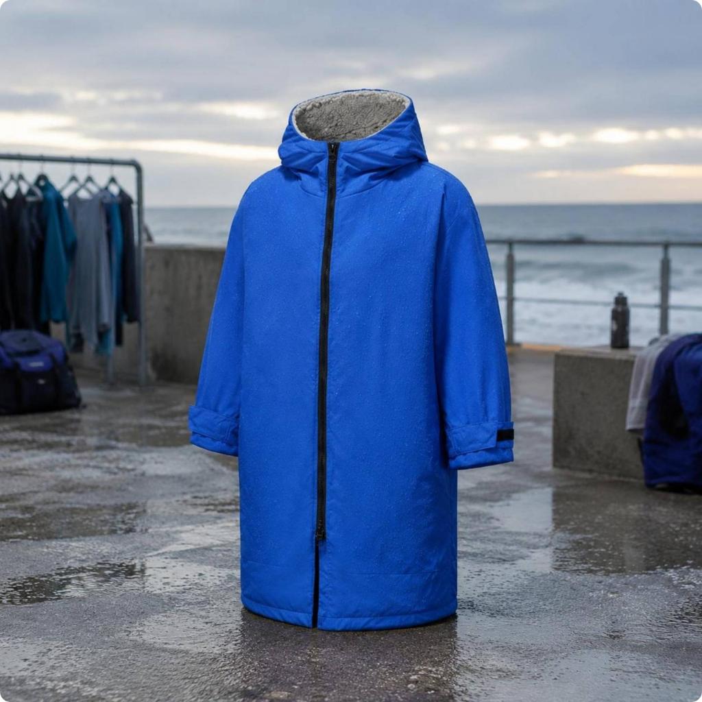 Hooded Changing Robe Warm Surf Poncho Thick Windproof