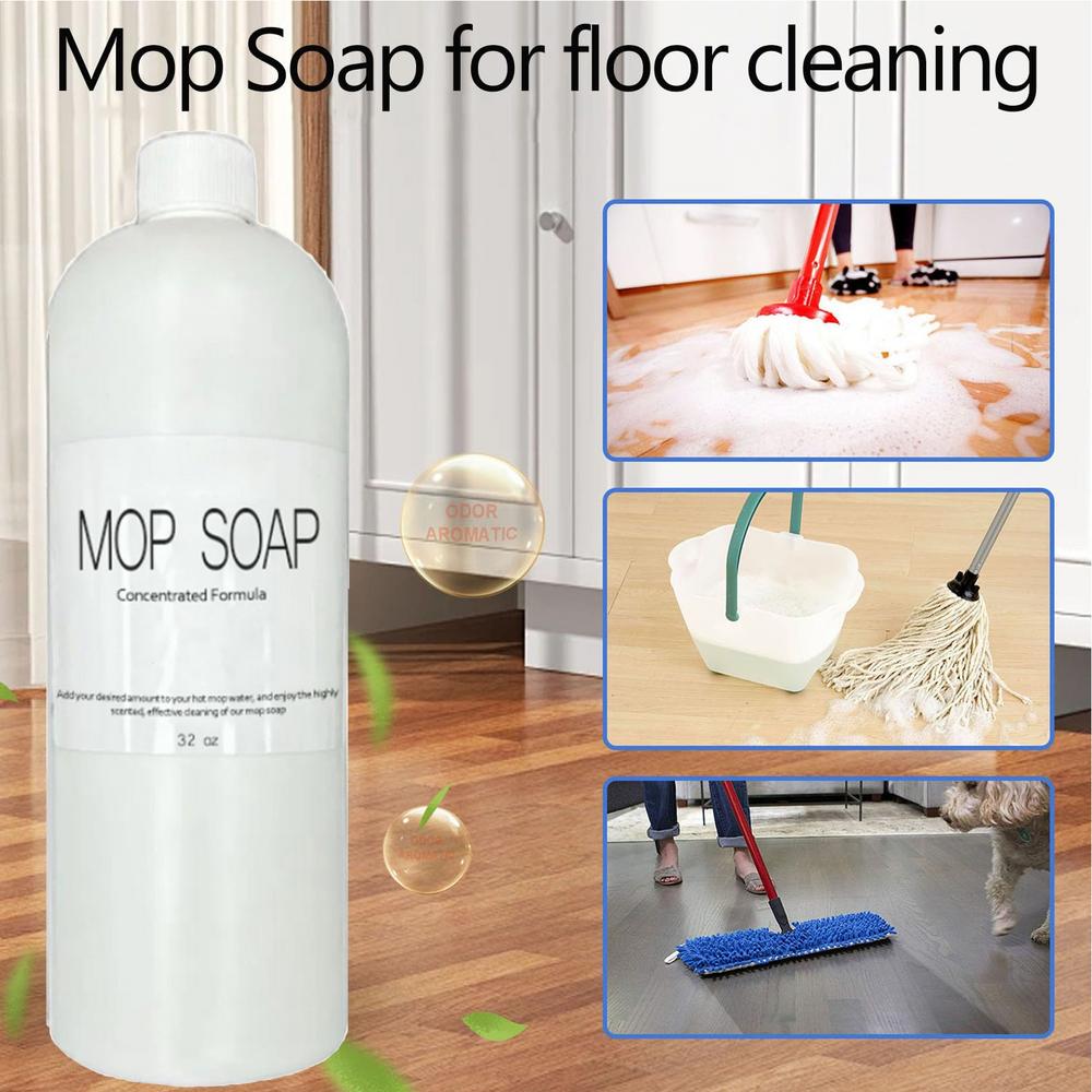 Floor Cleaning Mop Solution 947ml Home Tile Cleaning Solution Floor Cleaner Remove Grease And Dirt Liquid Hardwood Floor Cleaner