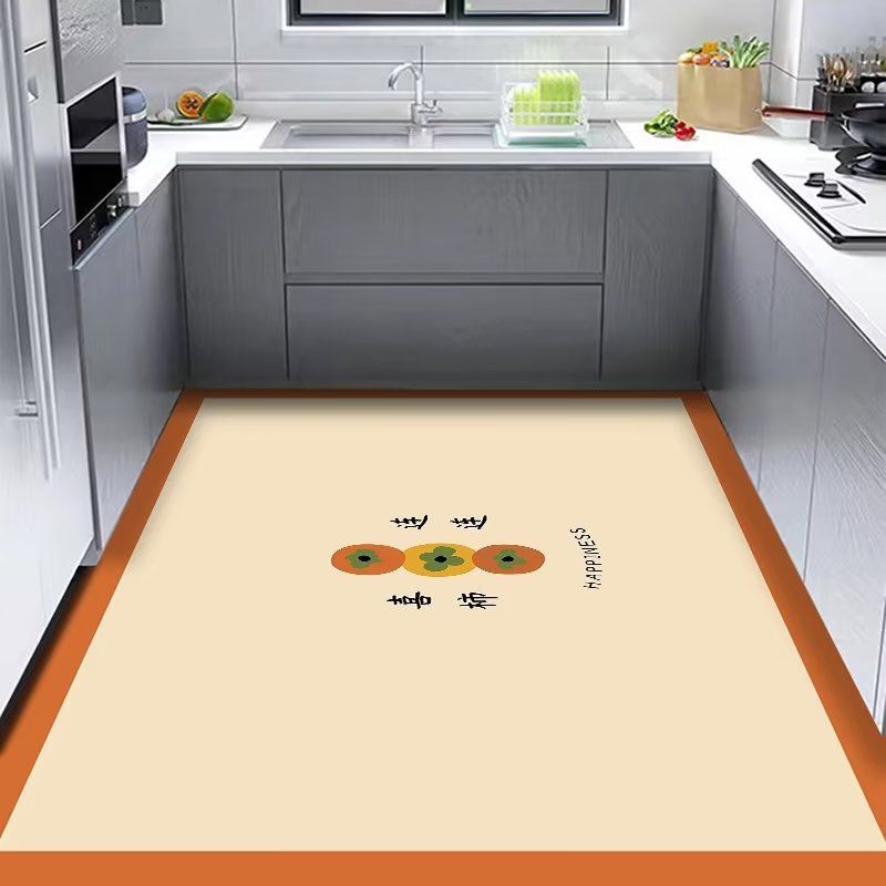 Modern Simple Kitchen Floor Mat Household Dirt-Resistant Wear-Resistant Oil-Absorbing Diatom Mud Floor Mat Non-Slip Water-Absorbing Easy To Take Care