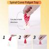 Kids 3D Printed Spiral Cone Fidgeting Toy Impossible Pyramid Passthrough Sculpture Antistress Anxiety Relieving Game Adults Toys