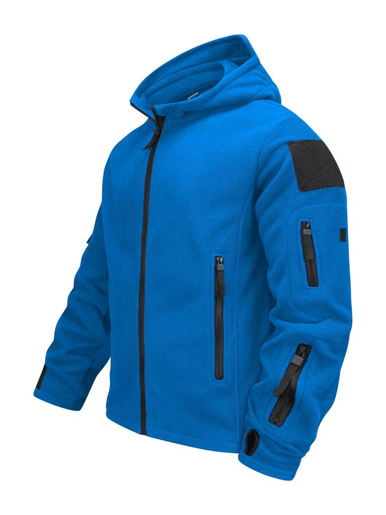 Men's Warm Fleece Hooded Jacket - 2025 Autumn/Winter Collection