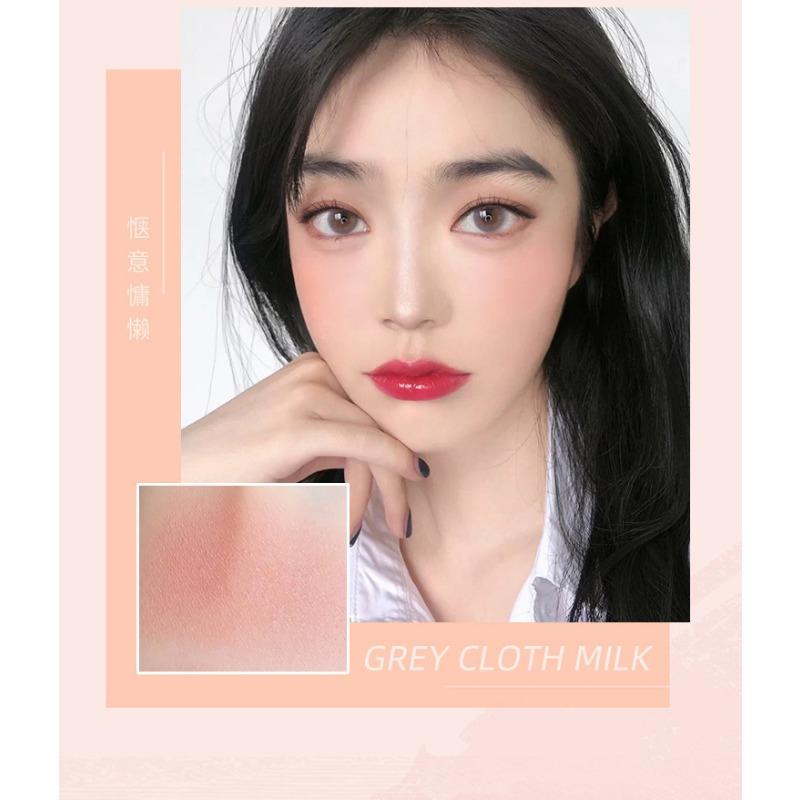 Natural Matte Three Color Blush Palette Long Lasting Nude Cheek Makeup Powder