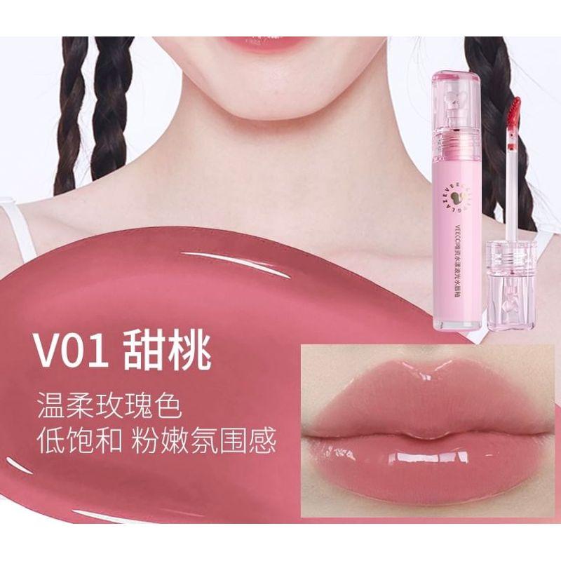 VEECCI - Shimmering Watery Lip Gloss - 6 Colors