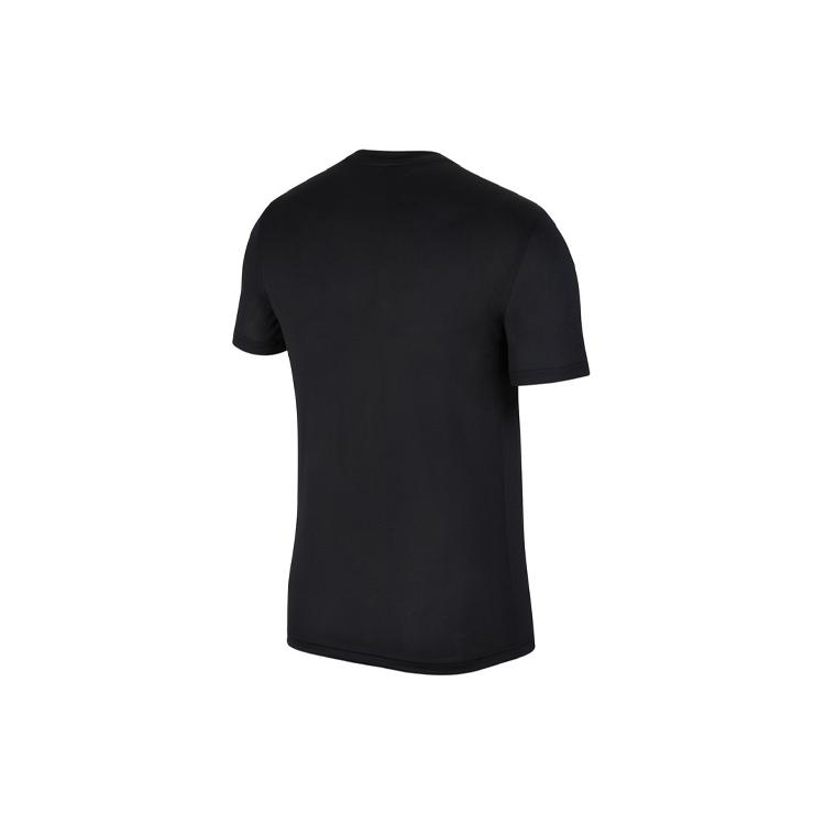 Nike T Shirts Men's Black Crew Neck Moderate Straight Fit CU8489-010
