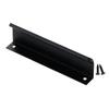 Flat Black Aluminum Finger Concealed Handle for Home Kitchen Door Drawer Cabinet Furniture Hardware