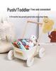 Wooden Baby Walker: Multifunctional Learning Trolley & Push Cart Toy