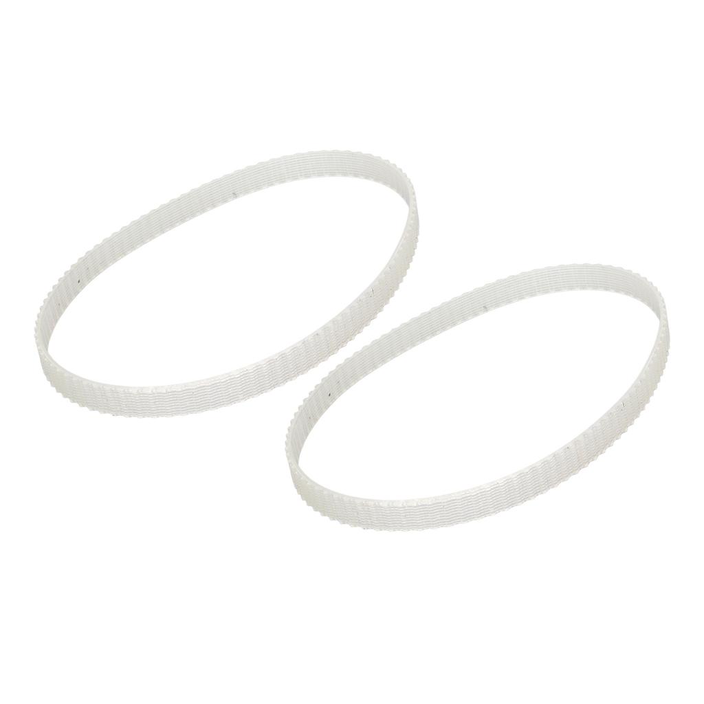 2Pcs Lathe Belt Transparent Polyurethane Transmission Accessory Replacement Part for 8x14 Mini Lathe 1.5Mx94 Teeth